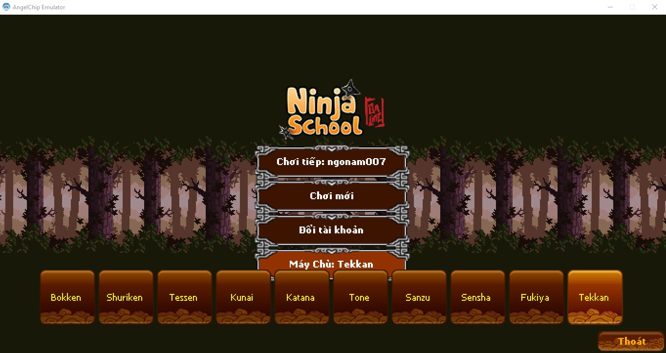 Tải miễn phí phiên bản NinjaSchool Auto, hỗ trợ server 10 Tekkan
